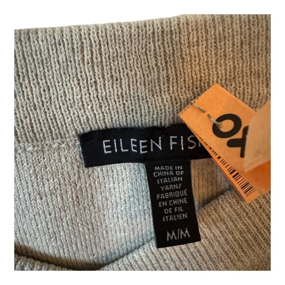 Eileen Fisher The Icons Washable Wool Crepe Pencil  Knee Skirt Sea Salt Neutral - Picture 16 of 16